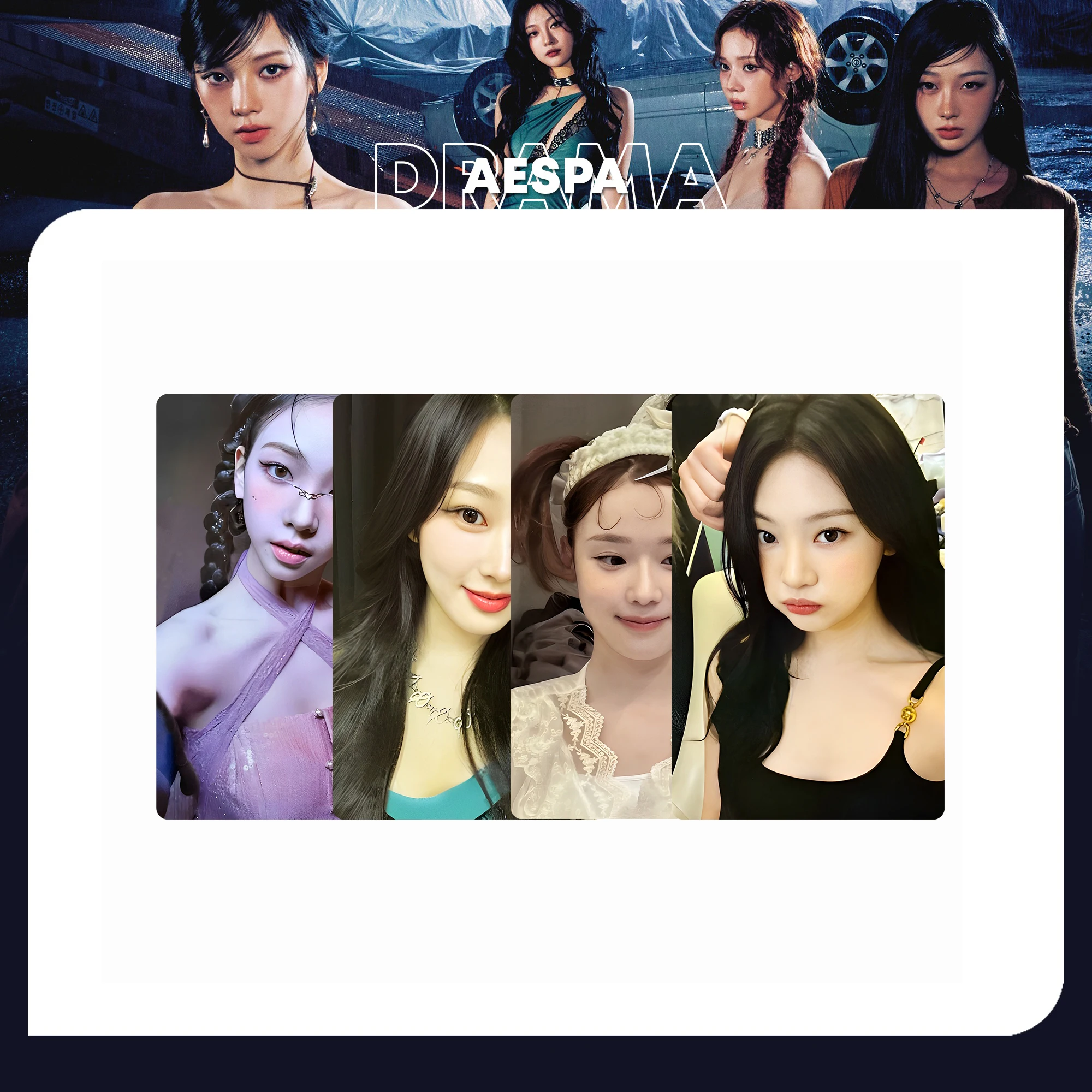 Vintage Collectible Cards - Набор винтажных KPOP ломо-карточек и открыток,