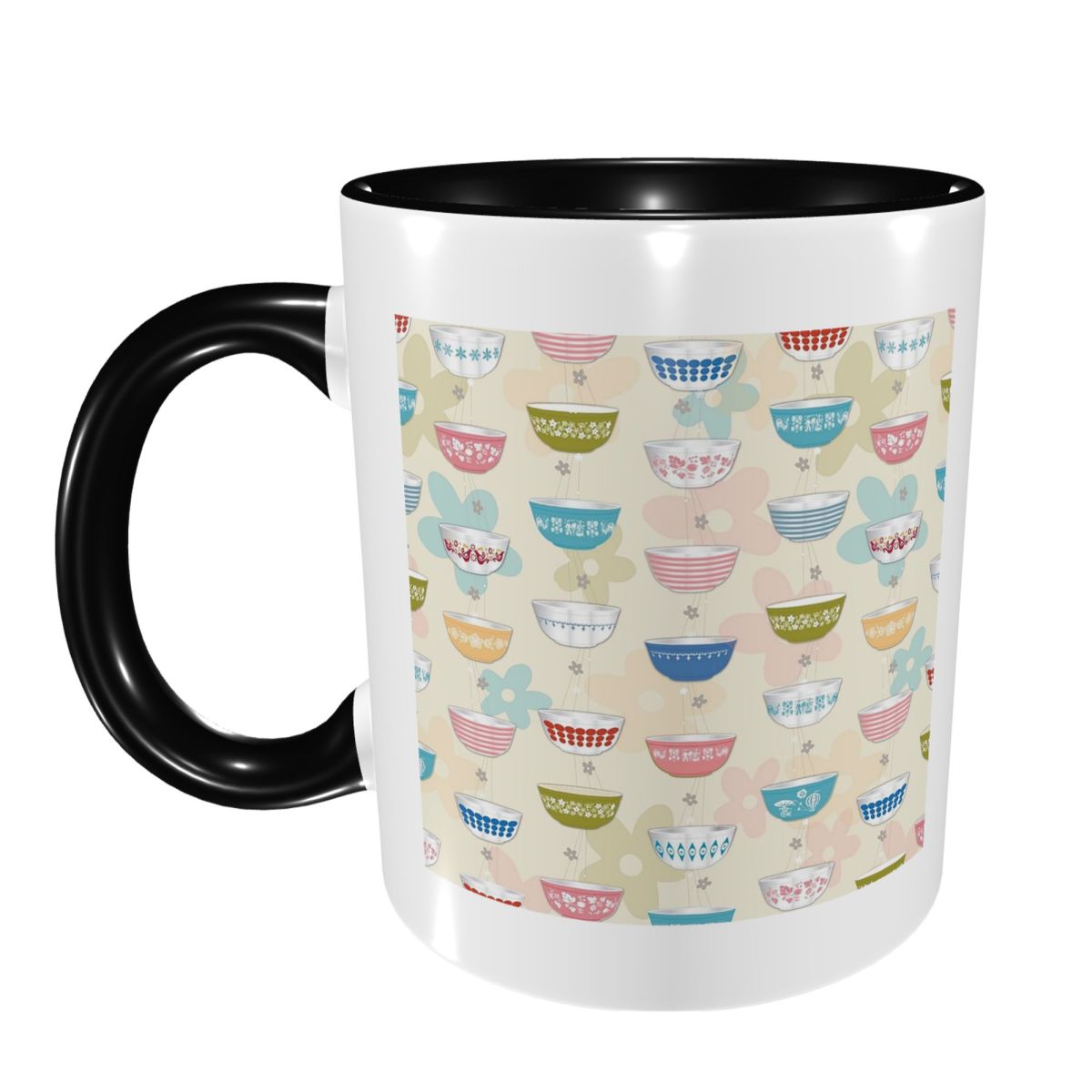 Vintage Collectible Pyrex - Винтажная коллекция кружек Pyrex: забавные керамические