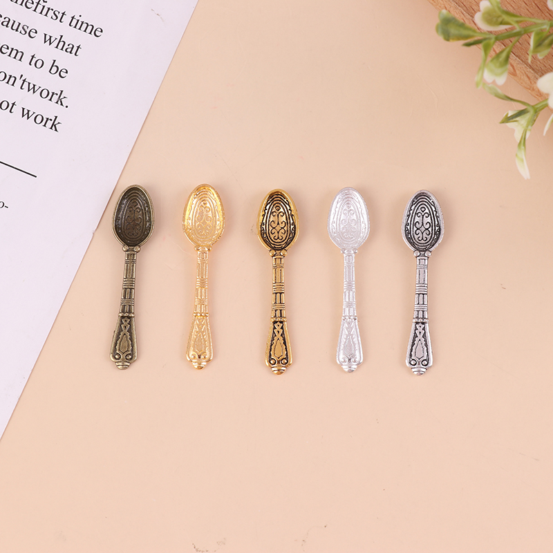 10 шт. 1:12 миниатюрные ложки  – обзор и цена Vintage Collectible Spoons