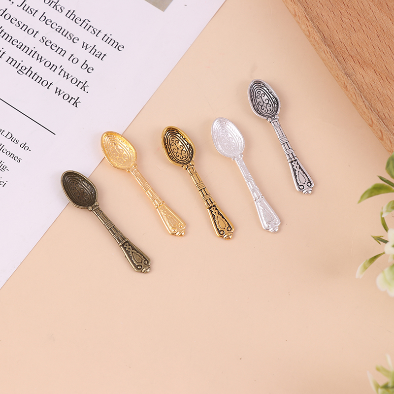 10 шт. 1:12 миниатюрные ложки  – обзор и цена Vintage Collectible Spoons