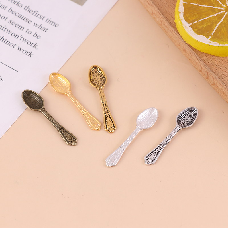 10 шт. 1:12 миниатюрные ложки  – обзор и цена Vintage Collectible Spoons