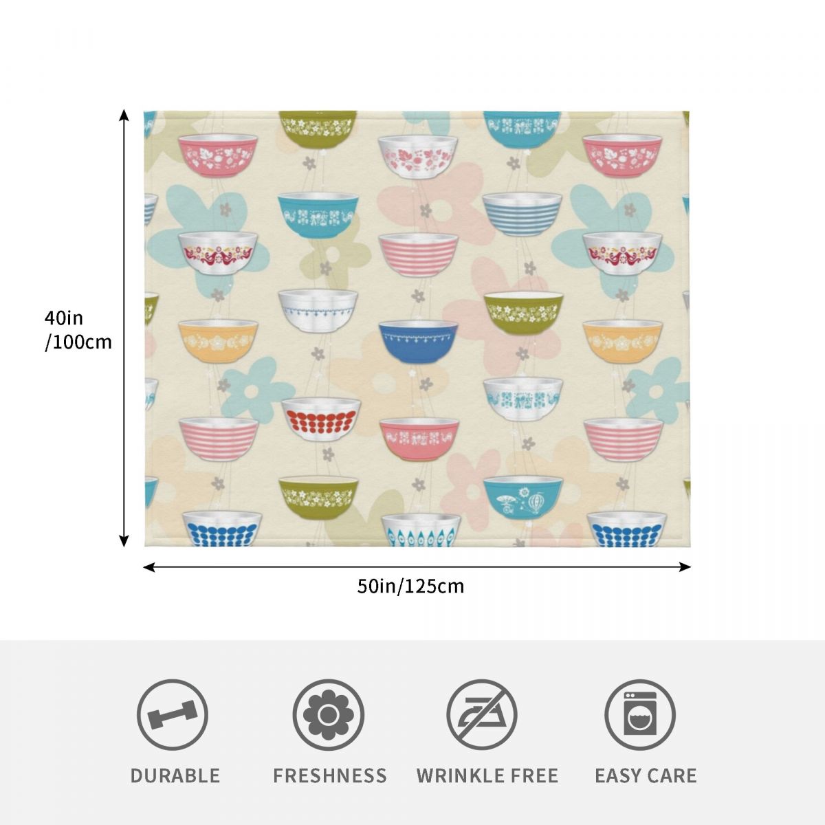 Винтажное одеяло-плед из колле – обзор и цена Vintage Collectible Pyrex