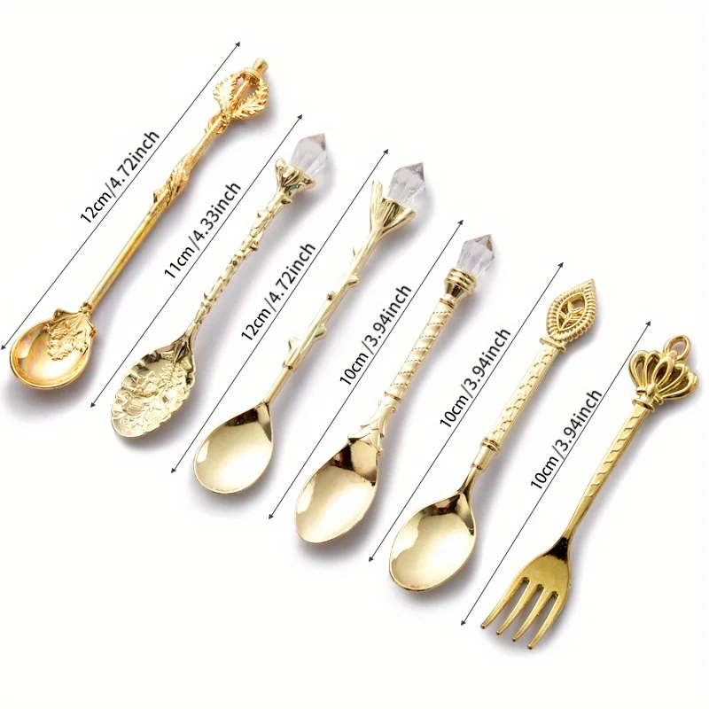 6 шт., винтажные ложки, вилка  – обзор и цена Vintage Collectible Spoons