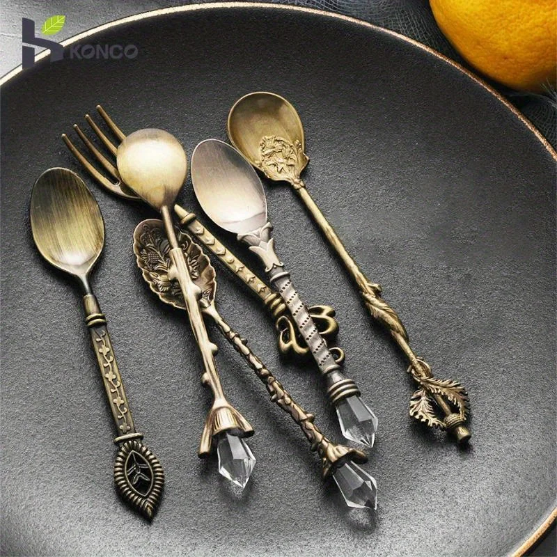 6 шт., винтажные ложки, вилка  – обзор и цена Vintage Collectible Spoons